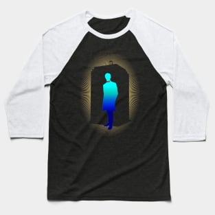 THE 11TH DOCTOR IS BLUE Baseball T-Shirt